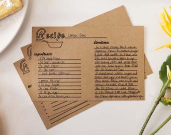 15 Recipe Cards