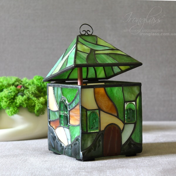 Stained Glass Box Etsy