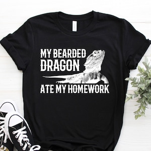 Funny Bearded Dragon Shirt, Love Lizard Tank Top, Pet Lover Crop Tee, Lizard Owner T Shirts Outfit Gifts, Cute Reptile Party Present Apparel