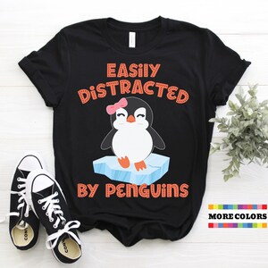 Niedliches Pinguin-T-Shirt, Pinguine der Welt Geburtstags-Fans Geschenk-T-Shirt Lustige lehrreiche retten Pinguine Geist-Tierliebhaber-Geschenk-T-Shirts