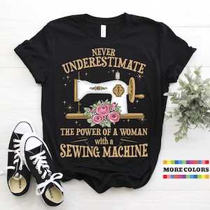 Cool Sewing Lover Shirt, Quilter Sewing Machine Top, Knitting Tee, Sewing Fabrics T Shirts, Quilting Fan Gifts Seamstress Party Present