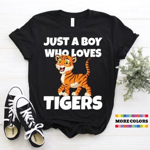 Wer liebt Tiger T-Shirt, niedliches Tiger-Liebhaber-Geburtstags-Geschenk-T-Shirt, kühles Baby-sibirischer Zoo-Tier-Partei-Kostüm vorhanden T-Shirts