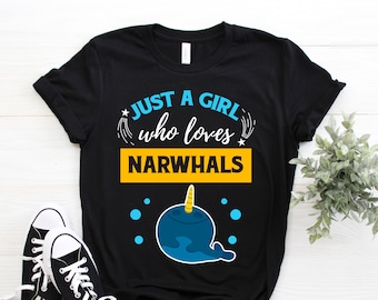 Cute Funny Narwhal Shirt, Endangered Animals Lover Tank Top, Save Narwhals Crop Tee, Awesome Mythical Creature T Shirts Hoodie Gifts Present