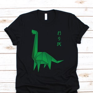 Origami Paper Dinosaur Shirt, Origami Maker Tank Top, Origamist Lover Crop Tee, Brontosaurus T Shirt, I Love Origami Gifts Party Present