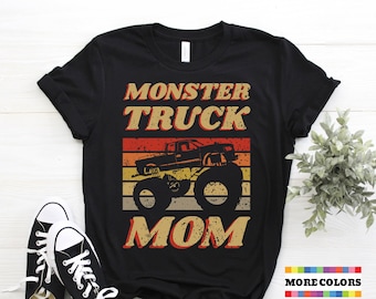 Monster Truck Car Lover T-shirt, Monster Jam Trucks Cars Adrenaline Racing Engine Rev Gift Tshirt, Awesome Party Present Tee Shirt