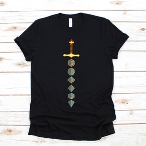 Cool Dungeons And Dragons Lover T-Shirt DM Master RPG Tabletop Game D20 Dice Fantasy Warrior Top Magic Role Playing Shirt Gift Party Present