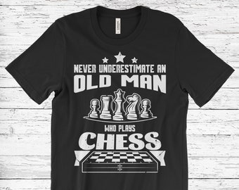 Vintage Chess Lover T-shirt, Chess Master Chess Pawn King Queen Game, Chess Board Tournament Shirt, Chess Set Nerd Gambit Gift Party Present