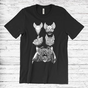 Retro Bats Lover T-shirt, Vintage Spooky Night Bat Birthday Gift Tshirt, Gothic Nocturnal Cave Animals Fan Party Present Youth Tee Shirts