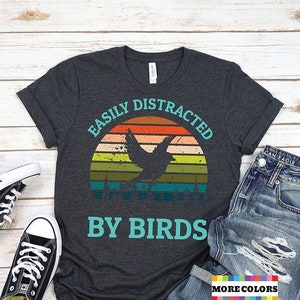 Birdwatching Bird Nerd Lover T-shirt, Birdwatchers Gift Tshirt, Birds Watching Study Fan Shirt, Big Birdwatcher Birthday Present Tee Shirts image 1