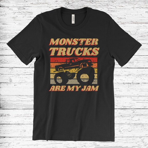 Monster Trucks Vintage Retro Big Truck Lover T-Shirt Monster Trucks Vintage Retro Big Truck Lover T-Shirt