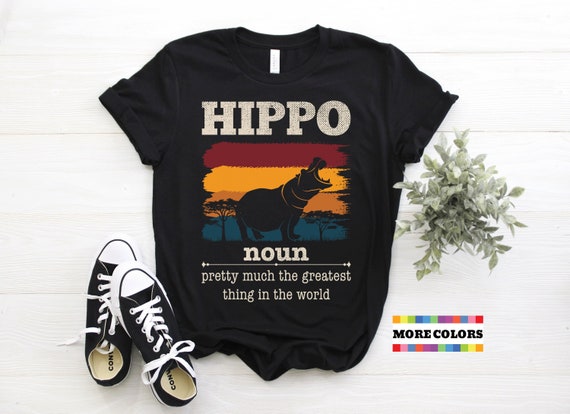 Retro Hippo T-Shirt Retro Hippo T-Shirt