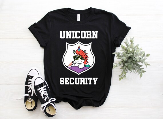Unicorn Security Shirt I Funny Unicorn Shirt I Muscular Unicorn Security Shirt I Funny Unicorn Shirt I Muscular