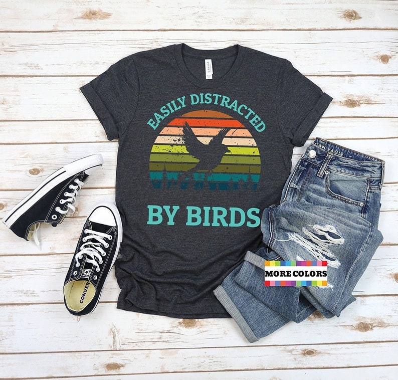 Birdwatching Bird Nerd Lover T-shirt, Birdwatchers Gift Tshirt, Birds Watching Study Fan Shirt, Big Birdwatcher Birthday Present Tee Shirts image 1