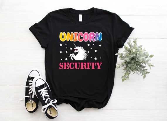 Unicorn Security Shirt I Funny Unicorn Shirt I Muscular Unicorn Security Shirt I Funny Unicorn Shirt I Muscular