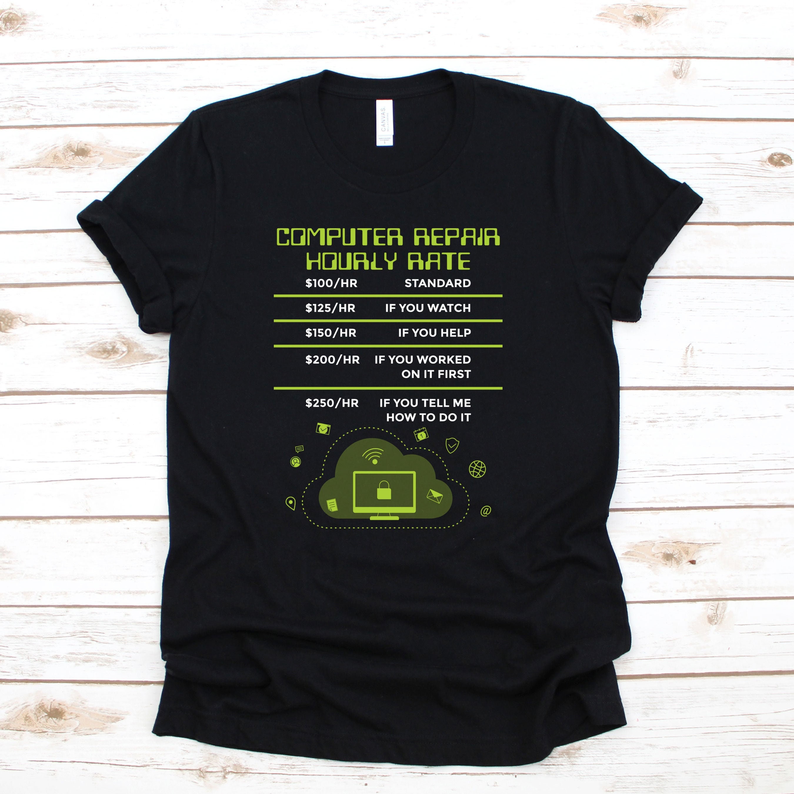 Funny Tech Support Shirt, Cool Computer Nerd Tank Top, Programmer Web ...