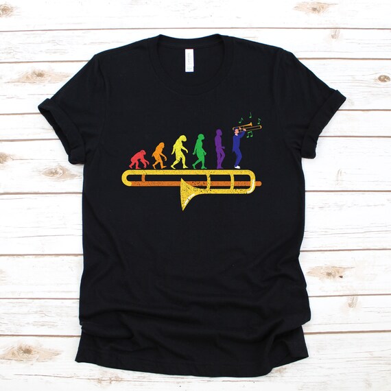 Retro Trombone Funny T Shirt Cool Gift For Jazz Lover Retro Trombone Funny T Shirt Cool Gift For Jazz Lover