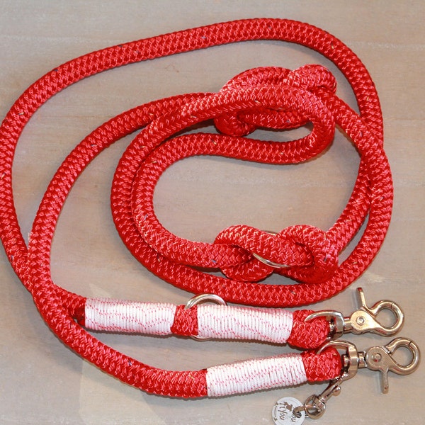 Dog leash "White Horizon"