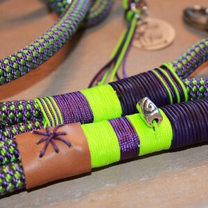 Dog leash "Purple Rose" image 2