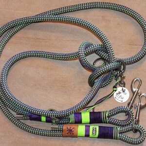 Dog leash "Purple Rose" image 1