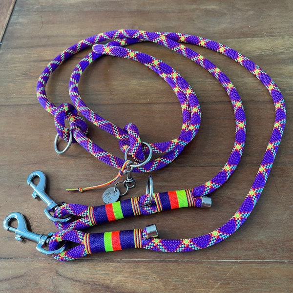 Dog leash "Purple Power"