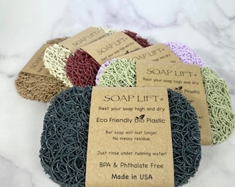 Eco-Friendly Soap Saver: Self-Draining Bio Plastic Soap Lift