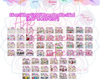 DO Double sided UVDTF , Full color transfers, Waterproof, Ready to ship