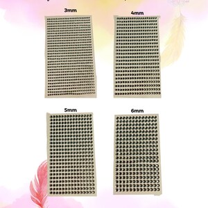 Crystal Rhinestones Sticker Sheets / Bling Rhinestone Stickers Sheet ...