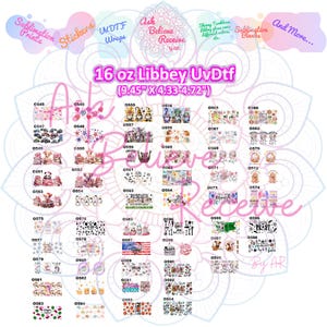 O UV DTF , Full color transfers, Waterproof, Ready to ship