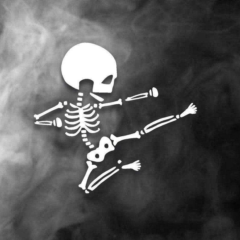 Download Halloween SVG Karate Kid Skeleton cut with Sillhouette or ...