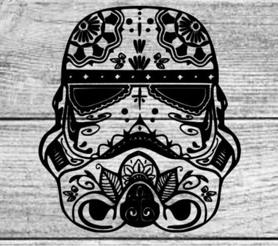 star wars sugar skull