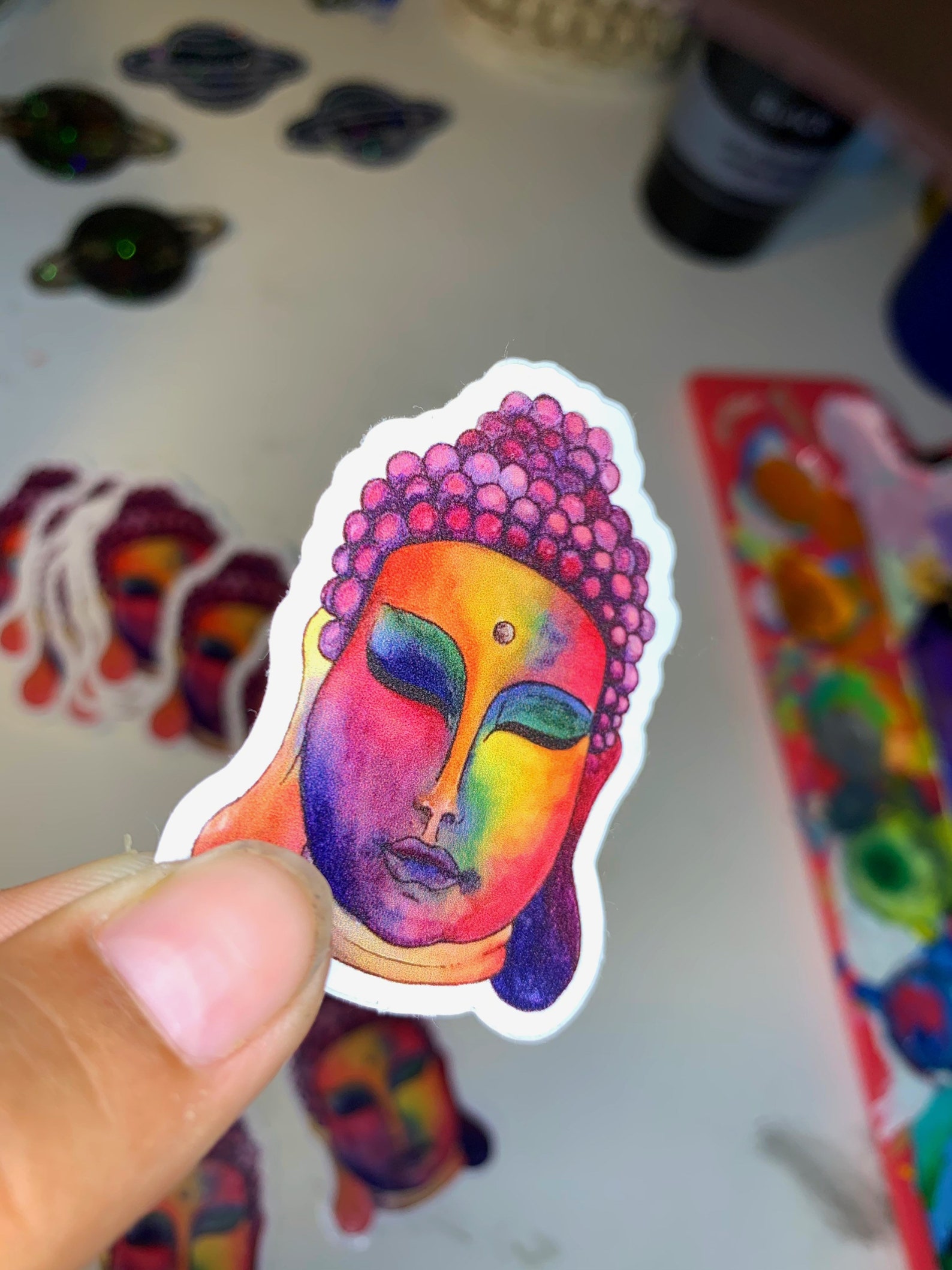 Buddha Stickers Etsy