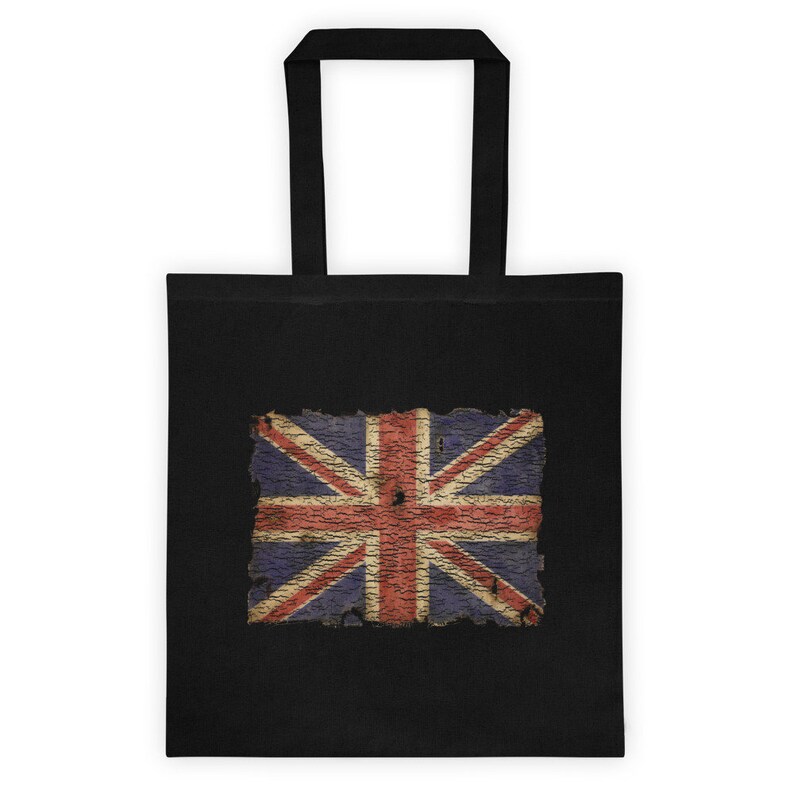 patriotic vintage English flag Tote bag
