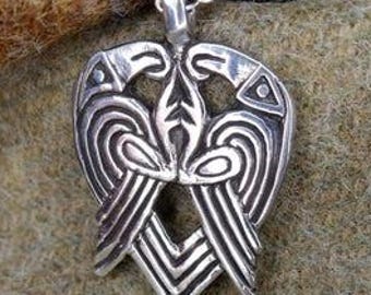 Saxon Raven Pendant