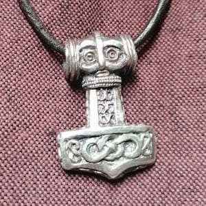 Ödeshög Mjolnir / Thor's Hammer Pendant in Sterling Silver or Bronze