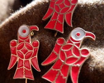 Merovingian Eagle/Raven Brooch in Bronze or Sterling Silver