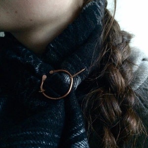 Bronze Age Inspired penannular Brooches in bronze or silver image 4