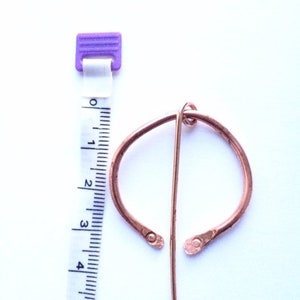 Bronze Age Inspired penannular Brooches in bronze or silver image 5