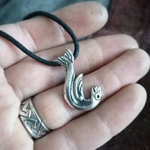 Selkie/Seal Pendant in Sterling Silver