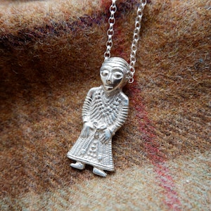 Revninge Valkyrie / Freya pendant in sterling silver or bronze.