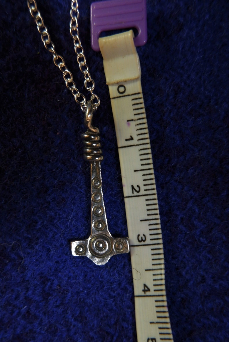 Anglo Saxon Thunor Hammer / Thors hammer/ Mjolnir. Available in silver or bronze image 10
