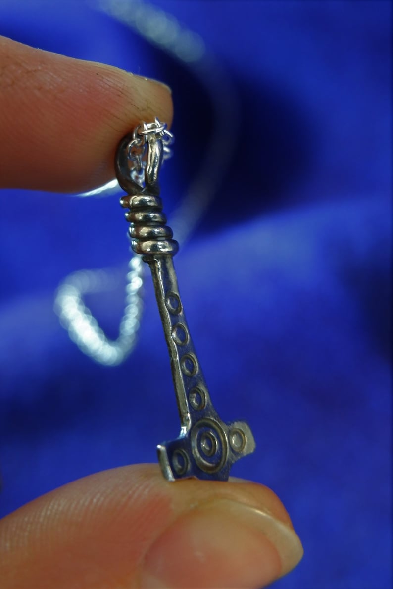 Anglo Saxon Thunor Hammer / Thors hammer/ Mjolnir. Available in silver or bronze image 6