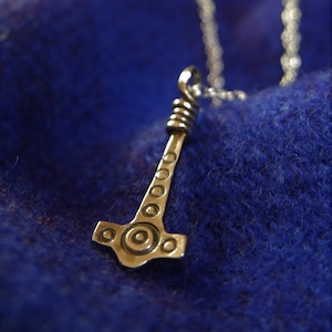 Anglo Saxon Thunor Hammer / Thors hammer/ Mjolnir. Available in silver or bronze image 5