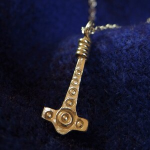 Anglo Saxon Thunor Hammer / Thors hammer/ Mjolnir. Available in silver or bronze image 9