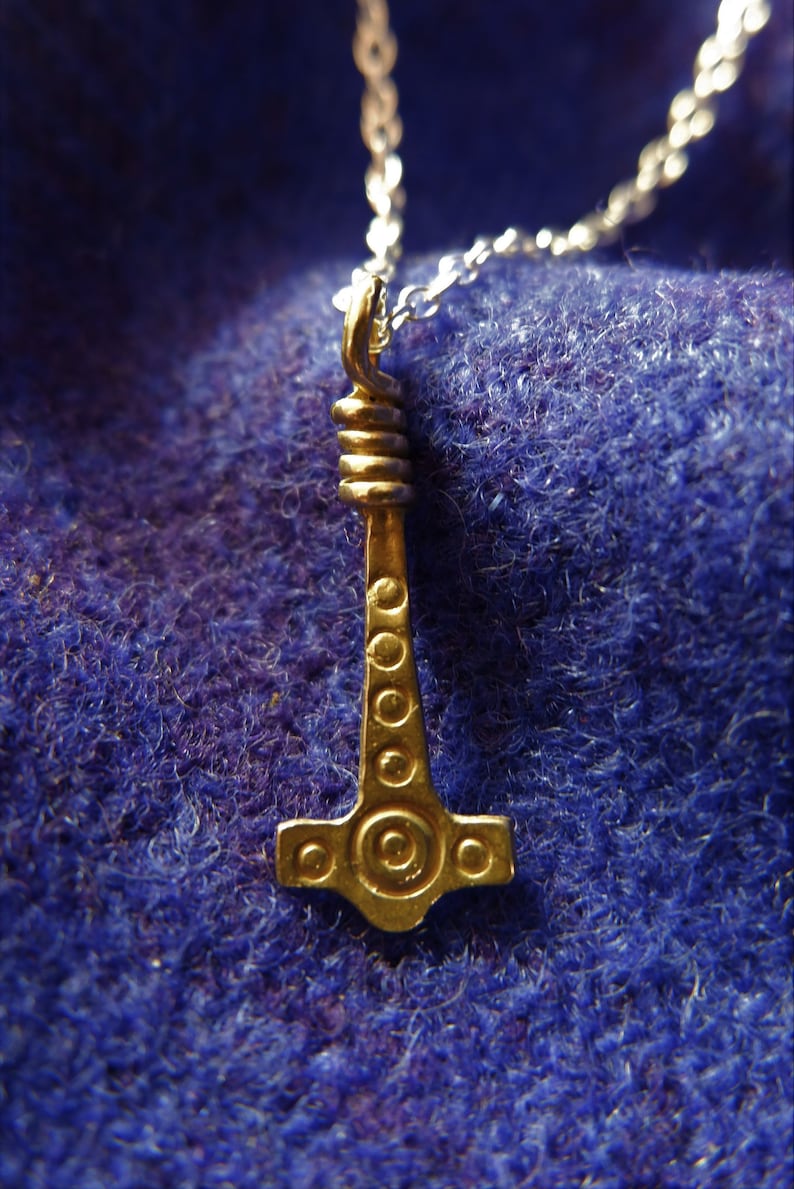 Anglo Saxon Thunor Hammer / Thors hammer/ Mjolnir. Available in silver or bronze image 3