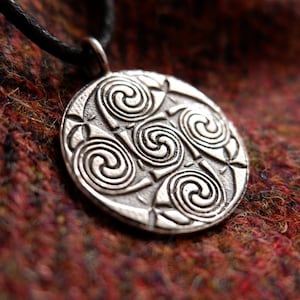 Celtic Pendant Based on a Symbol from the Book of Kells