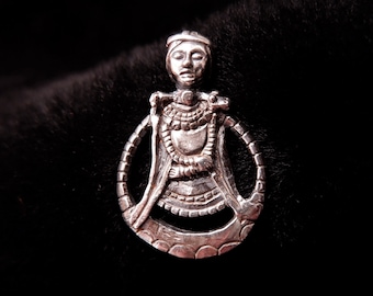 Ostergotland Freya pendant in sterling silver or bronze.