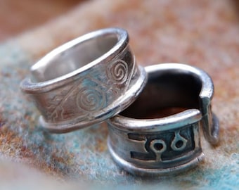 Small Pictish Pennanular Ring in Silver