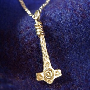 Anglo Saxon Thunor Hammer / Thors hammer/ Mjolnir. Available in silver or bronze image 8