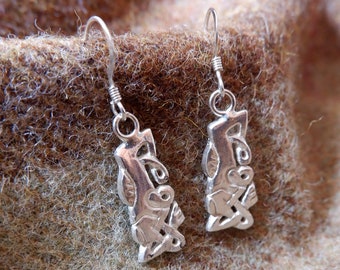 Beast of Bamburgh/Bebbanburg earrings in sterling silver