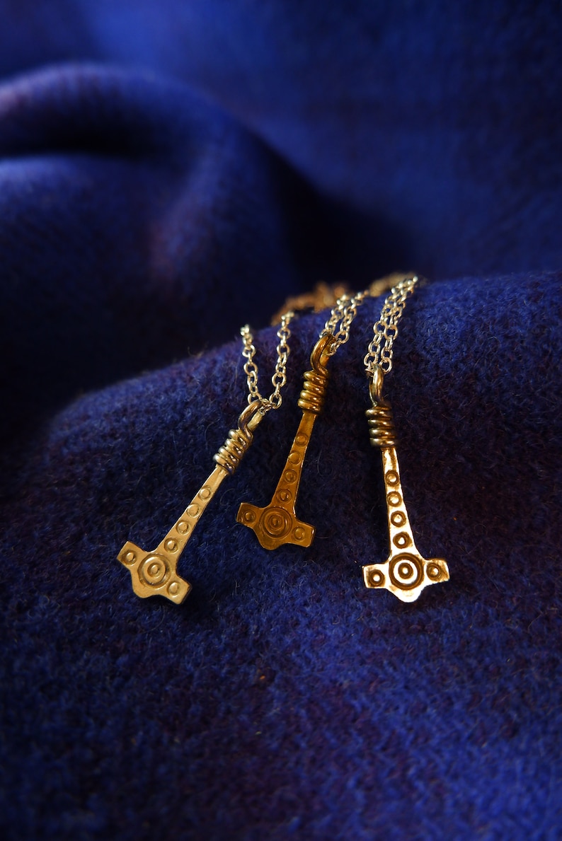 Anglo Saxon Thunor Hammer / Thors hammer/ Mjolnir. Available in silver or bronze image 1